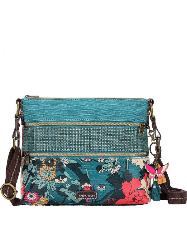 Sakroots Basic Crossbody Flower Power