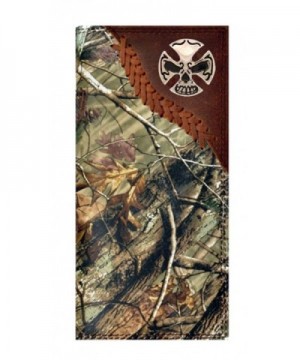 Custom Badger Crossbones Checkbook Realtree