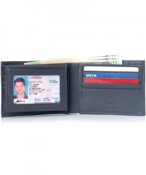 Alpine Swiss Mens Bi fold Wallet