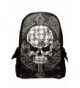 Banned Skull Cross Backpack Black