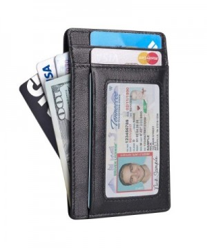 Ztotop Leather Wallet Minimalist Blocking