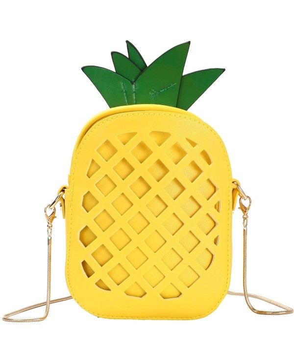 Pineapple Shaped Leather CrossBody Shoulder