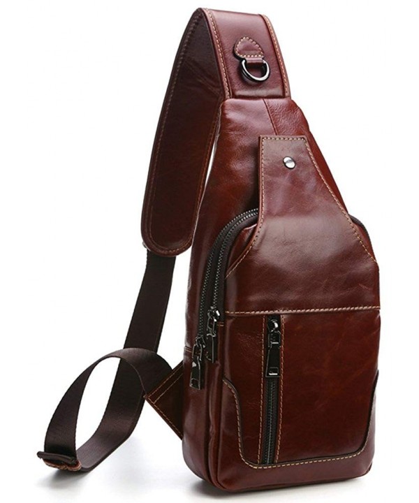 Everdoss Backpack Genuine Leather Traveling