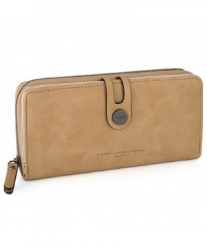 UTO Womens Leather Wallet Capacity