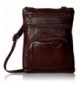 Roma Leather Genuine Organizer Crossbody