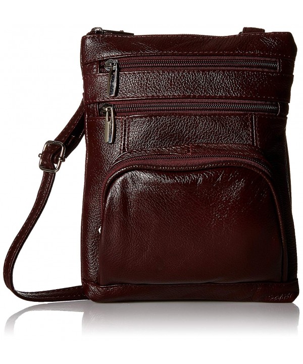 Roma Leather Genuine Organizer Crossbody