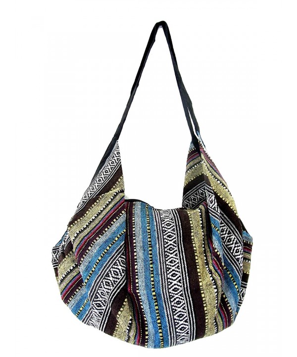 Large Aztec Yoga Convertible Crossbody Backpack Hippie Hobo Sling ...