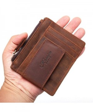 Blocking Genuine Leather Minimalist Wallets