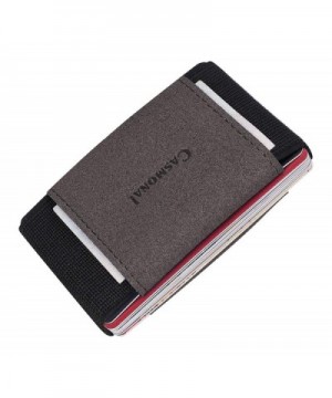 Casmonal Minimalist Wallet Elastic Holders