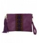 Embroidered Crossbody Wristlet Vintage Handbag Sibalasi