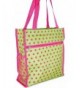 Polka Dot Tote Bag Green