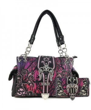 Justin West Camouflage Rhinestone Crossbody