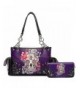 Flower Concealed Handbag Shoulder Wallet