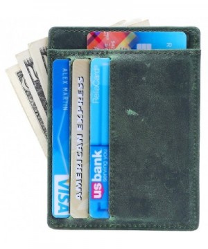 Minimalist Wallet Blocking Pocket Leather