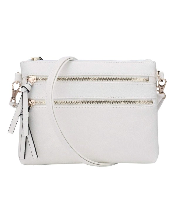 white crossbody purse