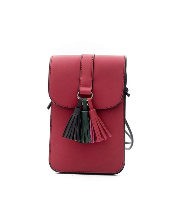 ZOONAI Tassel Crossbody Shoulder Wallet