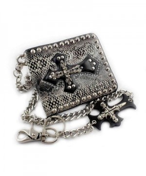 Studded Gothic Rocker Leather Wallet