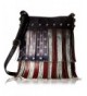 Distressed Vintage Layered American Crossbody