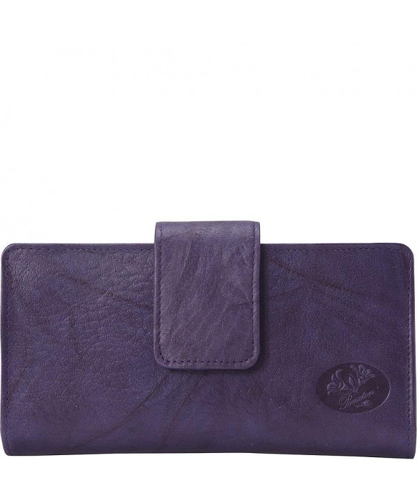 Buxton Heiress Metropolitan Wallet Mulberry