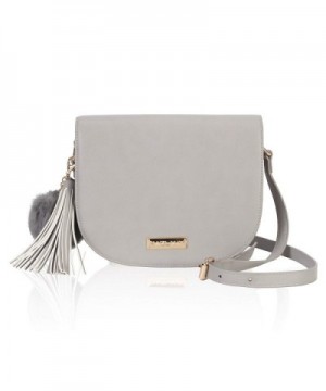 Zipper Saddle Crossbody Shoulder Tassel