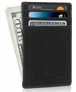 Slim Minimalist Wallets Men Women