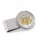 Selectively Gold Layered Presidential Silvertone Coin