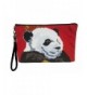 Panda Large Wristlet Pencil Cosmetic