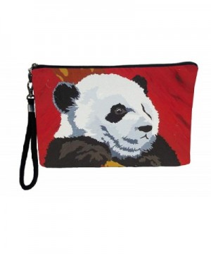 Panda Large Wristlet Pencil Cosmetic