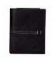 BENITO Trifold Wallet Black Leather