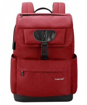 Backpack Charging Anti Theft Resistant Red