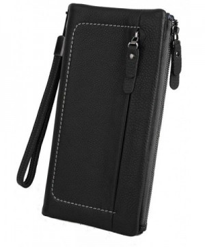 YALUXE Capacity Wristlet Checkbook Passport