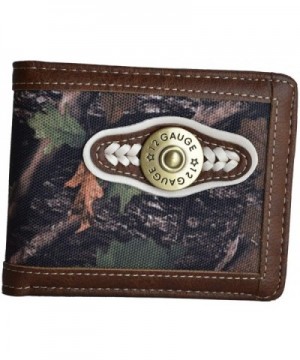 Canvas Shotguns Hunting Leather Wallet