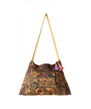 Mocha Bird Hmong Bag Hill Tribe Tote Bags Short Embroidered Strap ...