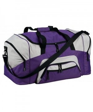 Upscale Polyester Sport Duffel Compartments