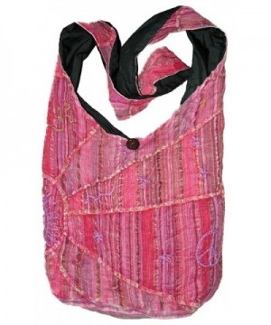 Embroidered Peace Sunrise Sling Handbag