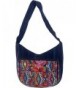 Chichi Weave Denim Shoulder Bag