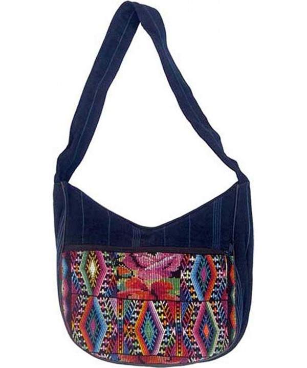 Chichi Weave Denim Shoulder Bag