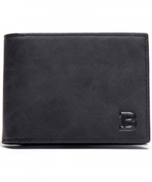 Schumarson Leather Bifold Wallet Minimalist