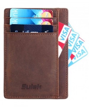 Minimalist Wallet Leather Pocket Credit