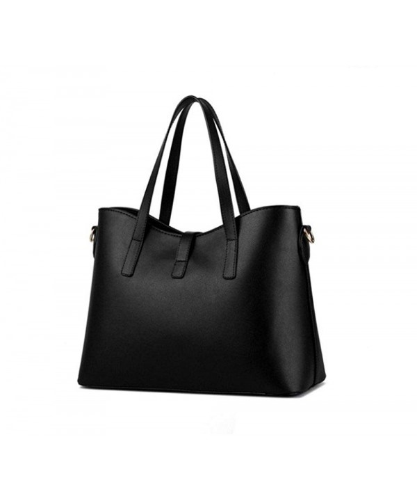 Urban Style 3-Way Women's Faux Leather Shoulder Tote Bag Business Top ...