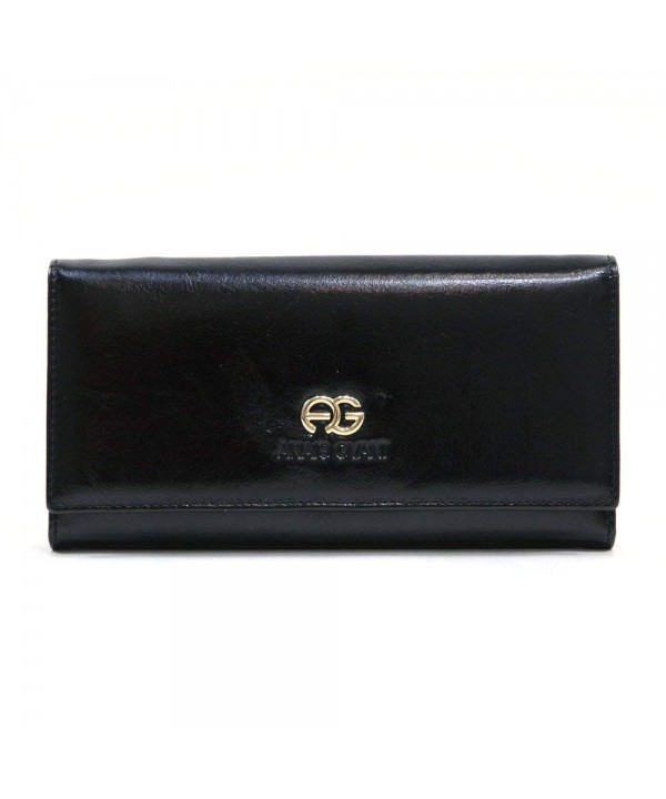 Anais Gvani Genuine Leather Tri fold