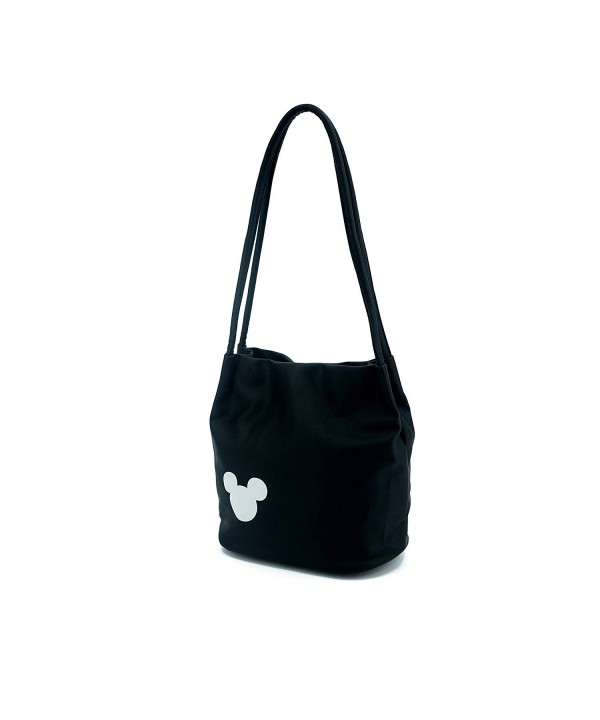 SSJ Mickey Shoulder Leather Bucket