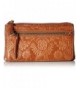 Sanibel Wallet Tobacco Floral Emboss