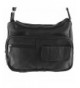 Leather Carrier 1003Black Crossbody Organizer