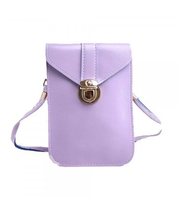 Handbags Crossbody Shoulder Cellphone purple blue