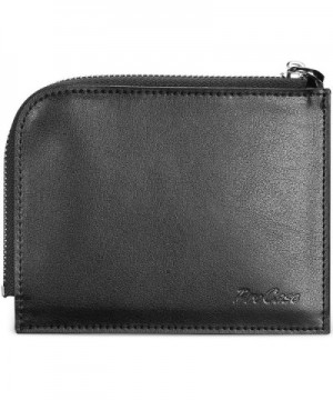 Genuine Leather Change Zipper Wallet
