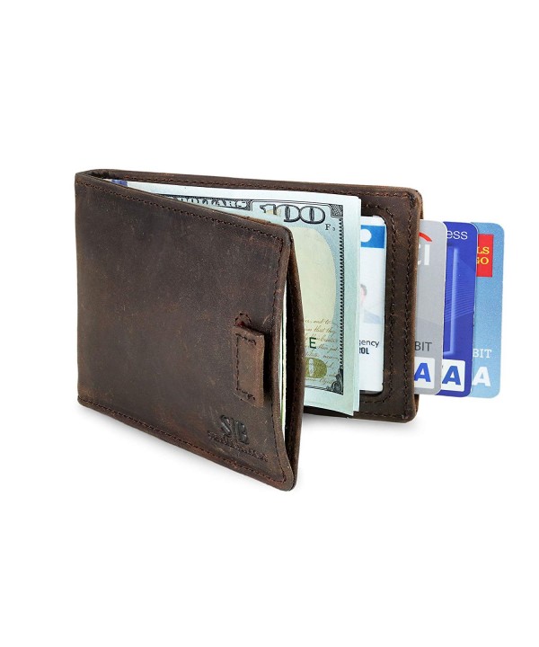 Blocking Genuine Leather Minimalist Wallets