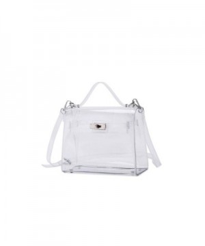 Transparent Shoulder Handbags Bags Silver Hardware