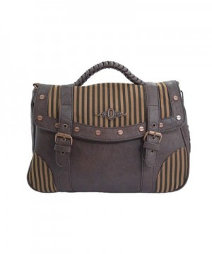 Banned Vintage Steampunk Stripes Handbag