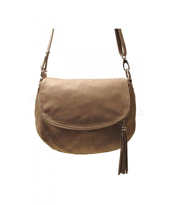 Trastevere Womens Hobo Cross Beige